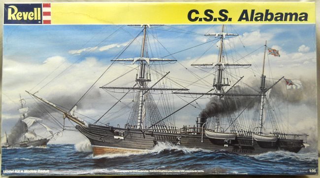 Revell 1/96 CSS Alabama - Civil War Raider 33 Inches Long, 5621 plastic model kit